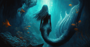 Louisiana mermaid woman