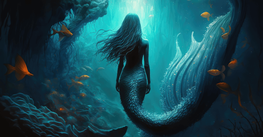 Louisiana mermaid woman