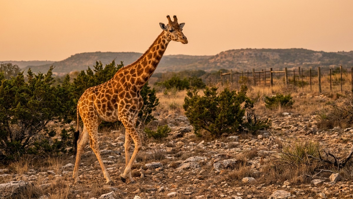 Gracie the Giraffe Found Safe in Texas Hill Country